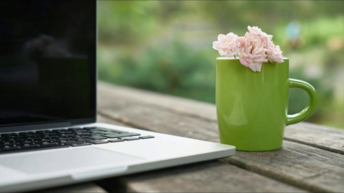 Film editing workspace with professional editing software